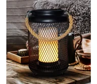 Lampy stojące - Solight WO3101 - LED Dekoracyjna lampa stołowa LED/3xAA czarna - miniaturka - grafika 1