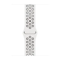 Akcesoria do smartwatchy - Apple Pasek sportowy Nike w kolorze czystej platyny/białym do koperty 38mm / 40mm / 41mm / 42mm - rozmiar S/M/L - miniaturka - grafika 1
