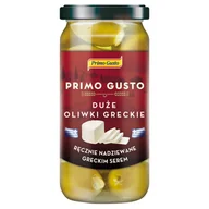 Pasztet i przetwory mięsne - Primo Gusto Duże oliwki greckie ręcznie nadziewane greckim serem 230 g - miniaturka - grafika 1