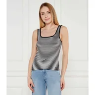 Koszulki i topy damskie - Tommy Hilfiger Top Slim Fit - miniaturka - grafika 1