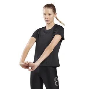 Damska Koszulka z krótkim rękawem REEBOK RUNNING SPEEDWICK TEE HT8045 – Czarny - Koszulki i topy damskie - miniaturka - grafika 1