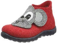 Kapcie damskie - Superfit Dziewczęce kapcie Happy Hohe, Czerwony kombi 7100, 21 EU - miniaturka - grafika 1