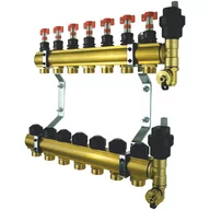 Akcesoria hydrauliczne - Rozdzielacz Ptm Standard 7 obwodów, do ogrzewania podłogowego - miniaturka - grafika 1