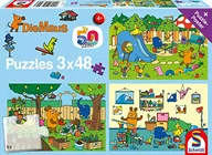 Puzzle - Ein Tag mit der Maus, 3x48 Teile Puzzle: Kinderpuzzle, Die Maus - miniaturka - grafika 1
