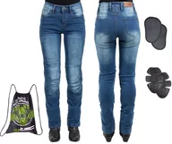 Odzież motocyklowa - W-TEC SPODNIE MOTO DAMSKIE JEANS LUSTIPA ROZM 3XL W-TEC 14840-3XL - miniaturka - grafika 1