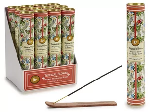 Hanipol Kpl Kadzidełek w puszce Tropikalne kwiaty 12x30szt + podstawka 457-3067 [E-61269] - Kadzidła i dodatki - miniaturka - grafika 1
