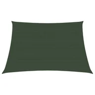 Parasole ogrodowe - vidaXL Żagiel przeciwsłoneczny, 160 g/m, ciemnozielony, 3/4x2 m, HDPE vidaXL - miniaturka - grafika 1