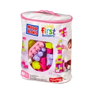 Klocki - Mega Bloks Klocki 80 elementów Torba First Builders Cyp72 - klocki - miniaturka - grafika 1