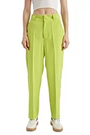 Spodnie damskie - DeFacto Damskie spodnie do biegania z dzianiny na co dzień – standardowy krój, spodnie do joggingu, damskie spodnie do joggingu, dres do joggingu, Bright Lt.green, 34 - miniaturka - grafika 1