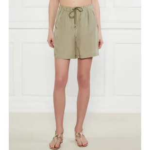 Marella SPORT Jedwabne szorty BORBONA Regular Fit - Spodenki damskie - miniaturka - grafika 1