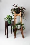 Donice - Kwietnik drewniany wysoki, podstawa na donice, stojak na rośliny HIGH - miniaturka - grafika 1