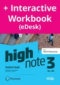 Podręczniki dla liceum - High Note 3. Students Book + kod (Digital Resources + Interactive eBook + MyEnglishLab) - miniaturka - grafika 1