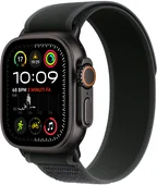 Smartwatch - Apple Watch Ultra 2 GPS + Cellular 49mm Tytan czarny opaska Trail S/M Czarny - miniaturka - grafika 1