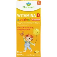 Witaminy i minerały - Naturell Witamina D dla dzieci w kroplach, 15 ml - miniaturka - grafika 1