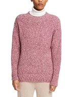 Swetry damskie - ESPRIT Damski sweter 112EE1I322, 619/CHERRY RED 5, XXL - miniaturka - grafika 1