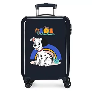 Disney 101 Dalmatas walizka kabinowa niebieska 38 x 55 x 20 cm sztywne ABS kombinowane zamknięcie boczne 34 l 2 kg 4 podwójne koła - Walizki - miniaturka - grafika 1