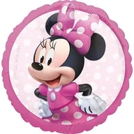 Balony i akcesoria - Balon foliowy, Myszka Minnie, różowy, 43 cm, 1 sztuka - miniaturka - grafika 1