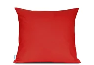 Poszewki na poduszki - Poszewka 45x45 bawełniana czerwona Semplice - miniaturka - grafika 1