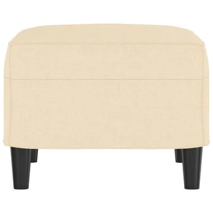 Lumarko Podnóżek, kremowy, 60x50x41 cm, tapicerowany tkaniną - Pufy i podnóżki - miniaturka - grafika 5