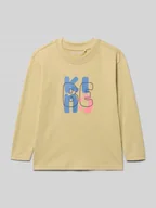 Koszulki dla chłopców - Bluzka z długim rękawem z nadrukowanym motywem - miniaturka - grafika 1