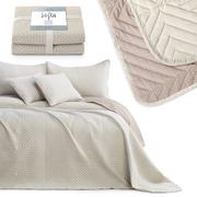 Narzuty - AmeliaHome Narzuta na łóżko Sota beige - cappucino, 220 x 240 cm - miniaturka - grafika 1