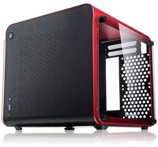 RAIJINTEK METIS EVO TG Mini ITX szkło hartowane - czerwona - Obudowy komputerowe - miniaturka - grafika 1