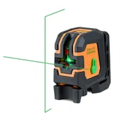 Poziomice laserowe - Laser dwuliniowy krzyżowy geo-FENNEL Geo1X Green zestaw L66-opti Geo Fennel - miniaturka - grafika 1