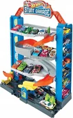 Zabawki zdalnie sterowane - Hot Wheels Garaż Stunt Garage Autka Wyścig GNL70 zestaw - miniaturka - grafika 1