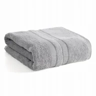 Ręczniki - Ręcznik kąpielowy 50X90 frotte Eurofirany 100% bawełna PORTO srebrny 500 g - miniaturka - grafika 1