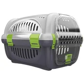 Transportery dla kotów - Stefanplast  transportowa dla zwierząt Georplast RHINO LUX 51cm plastikowy różowo-fioletowy - miniaturka - grafika 1