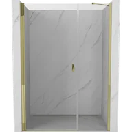 Ścianki i drzwi prysznicowe - Mexen Mist-B drzwi prysznicowe uchylne 115 cm, transparent, złote - 8A2-115-001-50-00 - miniaturka - grafika 1