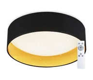 Lampy sufitowe - Top Light - LED Plafon ściemnialny LED/24W/230V+ pilot czarny - miniaturka - grafika 1