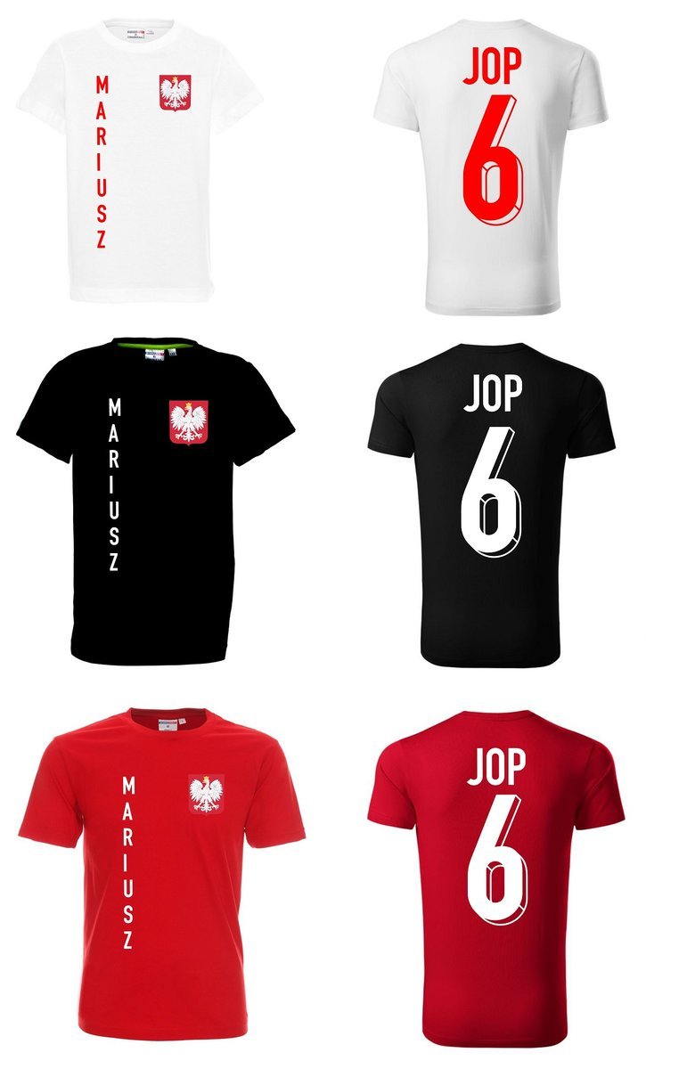 Koszulka POLSKA Mariusz JOP 6 jr