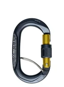 Sprzęt wspinaczkowy - Karabinek zakręcany Climbing Technology OVX SGL - anthracite/mustard - miniaturka - grafika 1