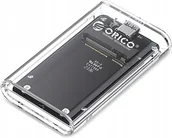 Obudowy i kieszenie na dyski twarde - Kieszeń dyskowa MSATA USB-C 3.2 5Gbps - przezroczysta - miniaturka - grafika 1