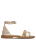 Buty dla dziewczynek - Tommy Hilfiger Sandały T4A2-34431-0517 S Złoty - miniaturka - grafika 1