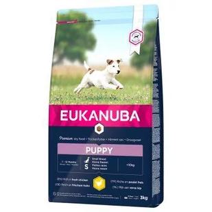 Eukanuba Growing Puppy Small Breed Chicken 3 kg - Sucha karma dla psów - miniaturka - grafika 1