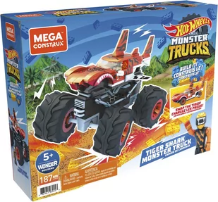 Mega Bloks zestaw Mega Construx Hot Wheels Monster trucks Tiger Shark - Klocki - miniaturka - grafika 2