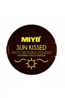 Pudry do twarzy - MIYO Matowy puder brązujący 01 Sun Kissed 10g 5901571309651 - miniaturka - grafika 1