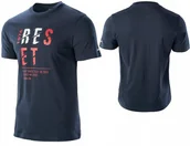 Koszulki męskie - Koszulka Męska T-Shirt RIMO HI-TEC Bawełniana Podkoszulek Granatowa XL - miniaturka - grafika 1