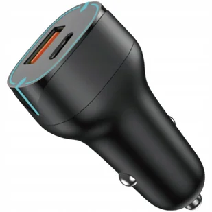 ŁADOWARKA SAMOCHODOWA SZYBKIE ŁADOWANIE USB USB-C PD QC 38W MOCNA 3A - Ładowarki samochodowe - miniaturka - grafika 1