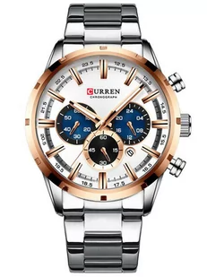 Zegarek ZEGAREK MĘSKI CURREN 8355  CHRONOGRAF (zc028a) +BOX - Zegarki męskie - miniaturka - grafika 1