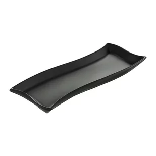 Półmisek Salsa Fala 35 x 12 cm czarny AMBITION - Miski i półmiski - miniaturka - grafika 1