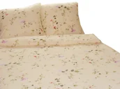 Pościel - Pościel z kory I 160x200 wzór girlandy na kremowym tle - miniaturka - grafika 1