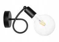 Lampy ścienne - Lampa ścienna nowoczesna kinkiet czarny łazienki - miniaturka - grafika 1