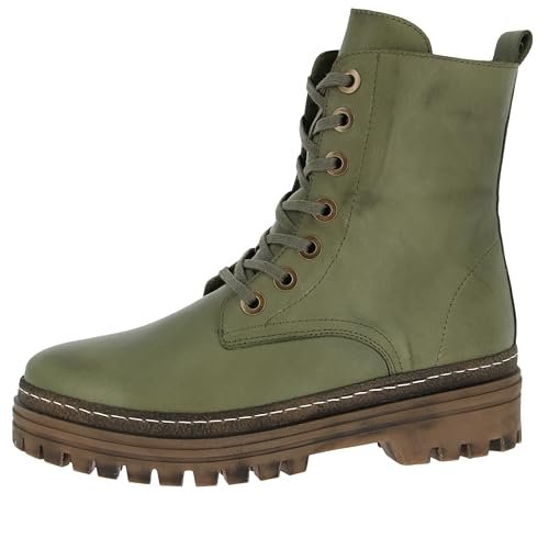Andrea Conti Damskie botki Damen Stiefelette, oliwkowe, 44 UK, Oliwka, 42 EU