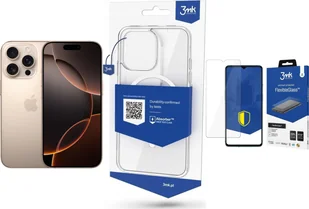 Apple iPhone 16 Pro 128GB Tytan pustynny Złoty - Telefony komórkowe - miniaturka - grafika 2