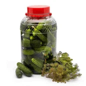 Pojemniki kuchenne - Tadar Słój szklany okrągły z nakrętką 8l T5907558744538 - miniaturka - grafika 1