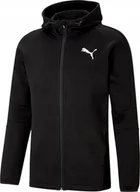 Bluzy męskie - BLUZA MĘSKA Z KAPTUREM ROZPINANA DRESOWA SPORTOWA EVOSTRIPE CORE PUMA - miniaturka - grafika 1