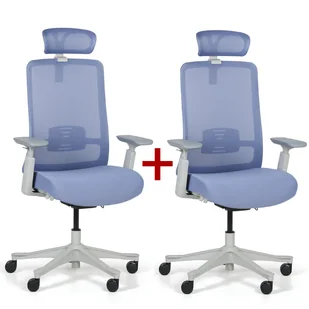 Fotel biurowy, krzesło biurowe Krzesło biurowe MARRY 1+1 GRATIS, nibieske - Fotele i krzesła biurowe - miniaturka - grafika 1